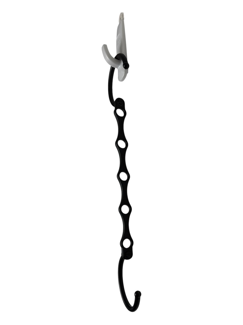 Magic Hangers 5-Hook Hanging Organizer - Black & Silver
